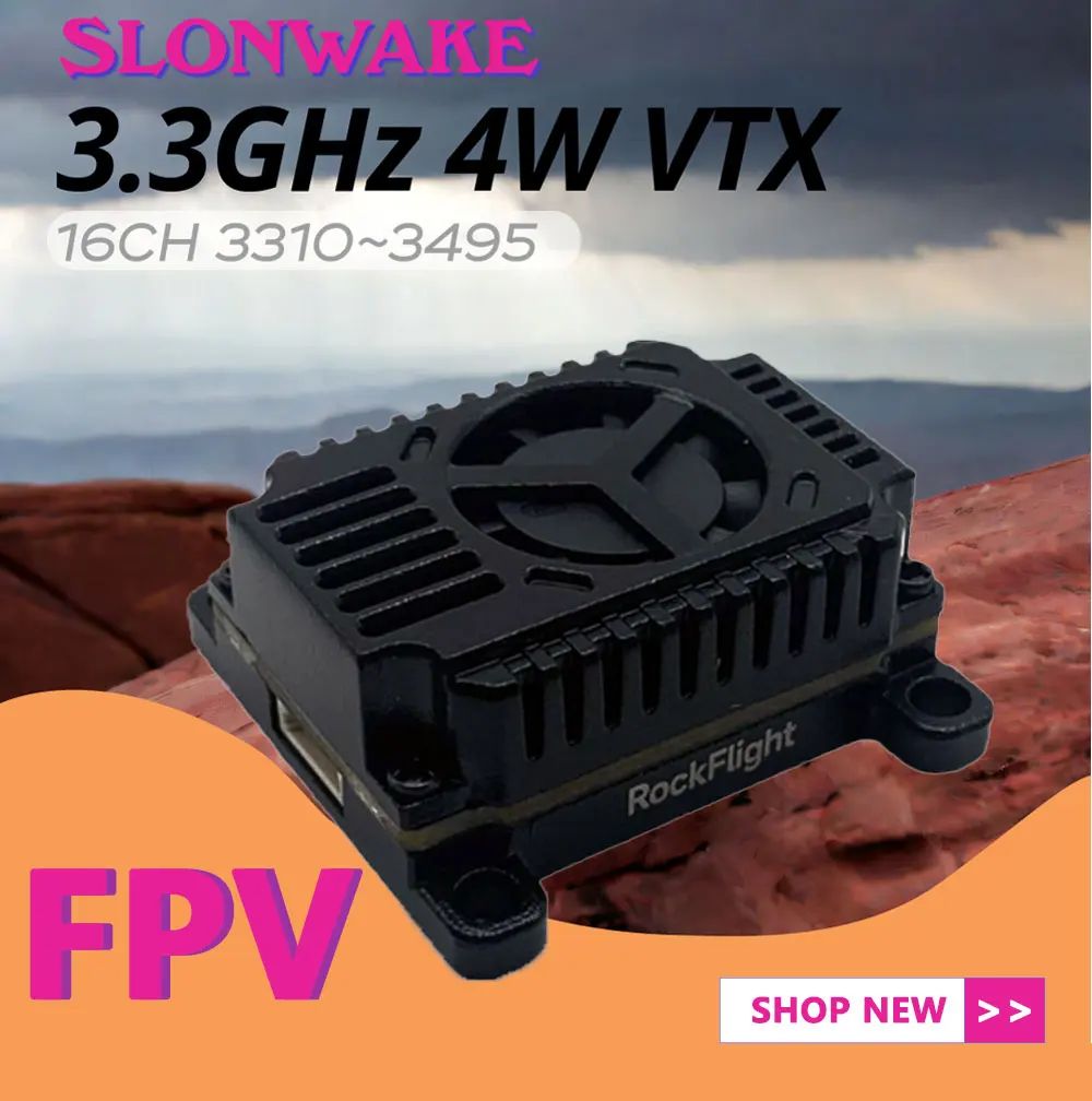 SLONWAKE FPV 3.3G 16CH 4000mW  - đánh giá và giá Fpv Drone Transmitter