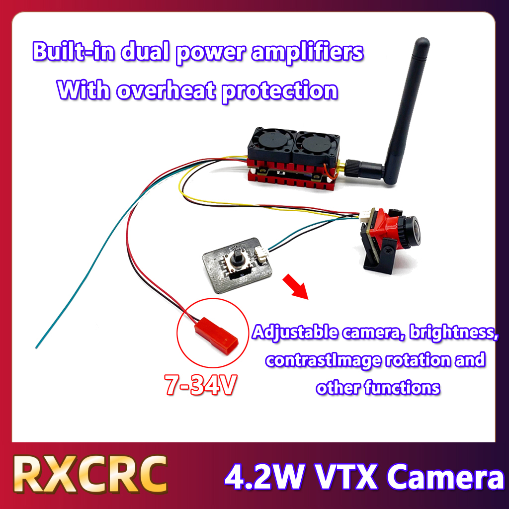 RXCRC 5.8G 48CH 4.2W High Powe - đánh giá và giá Fpv Drone Transmitter