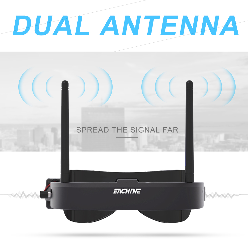 Eachine EV100 720*540 5.8G 72C - đánh giá và giá Fpv Drone Goggles