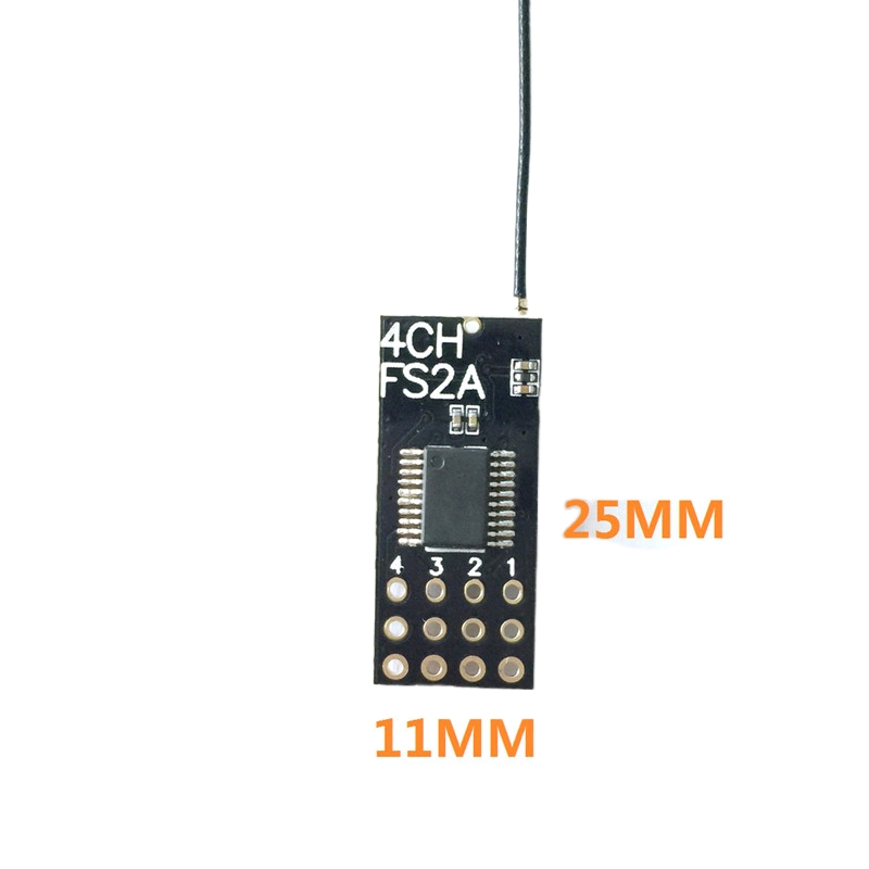 Flysky FS2A Mini Receiver 4CH  - đánh giá và giá Fpv Drone Battery