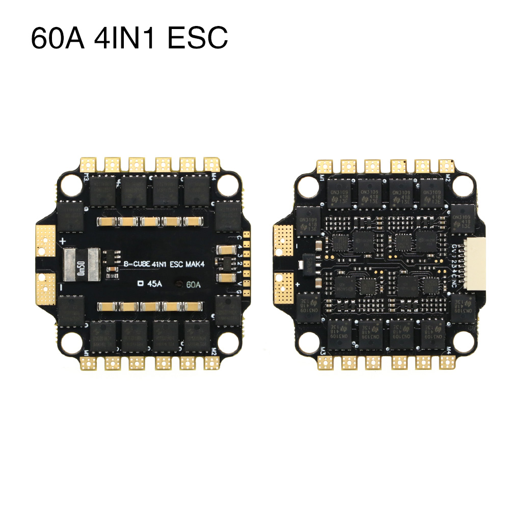 UAngel 4IN1 45A 60A ESC BLHELI - đánh giá và giá Fpv Drone Esc