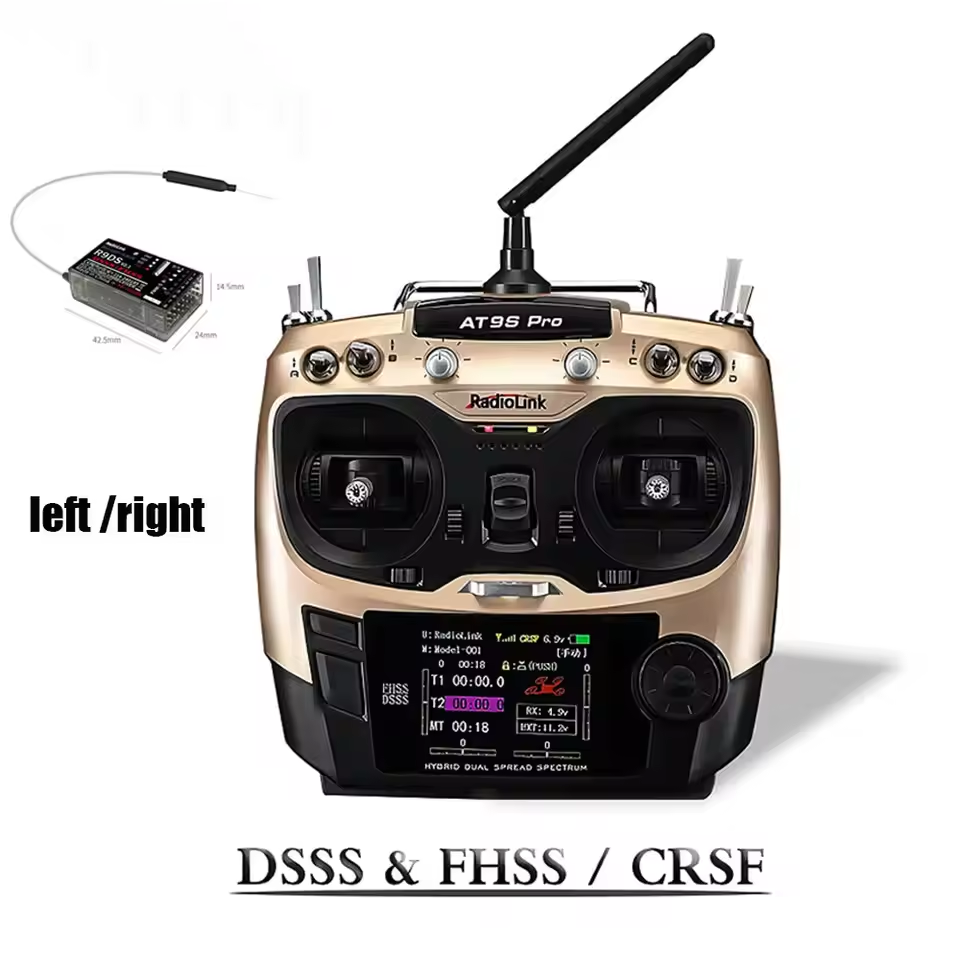 Radiolink AT9SPro 12CH 2.4G DS - đánh giá và giá Fpv Drone Transmitter