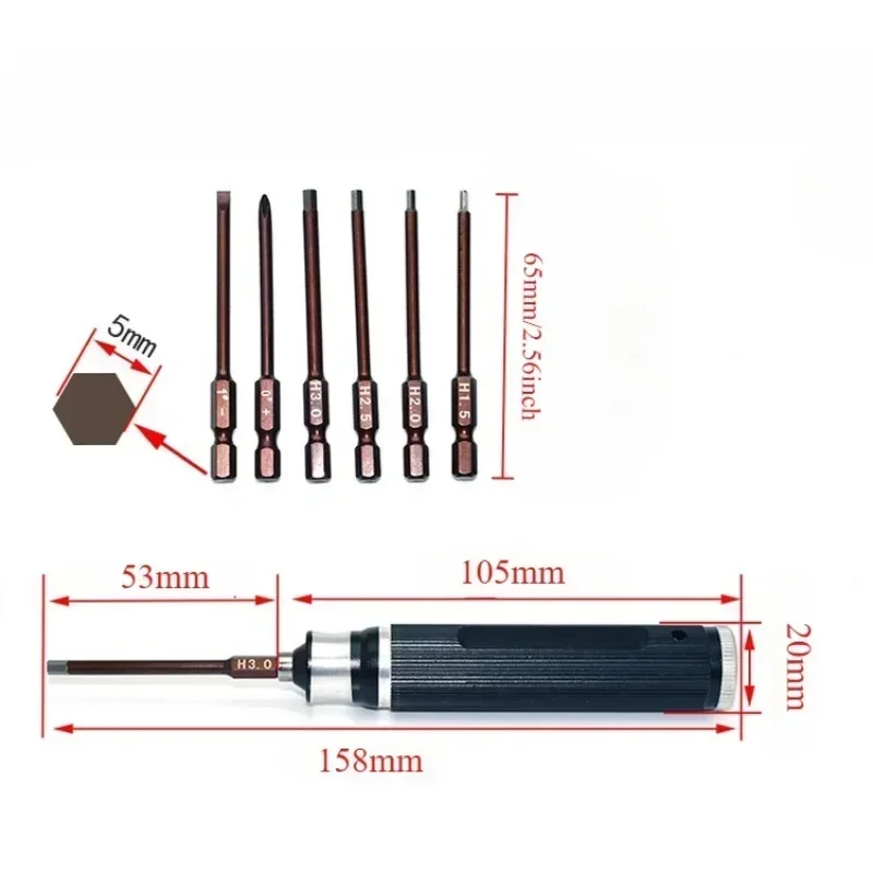 6 in 1 Screwdrivers Repair Too - đánh giá và giá Fpv Drone Tool Kit